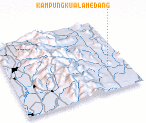 3d view of Kampung Kuala Medang