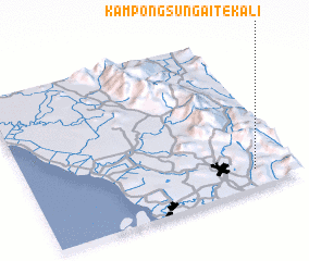 3d view of Kampong Sungai Tekali