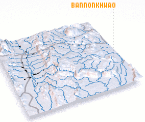 3d view of Ban Non Khwao