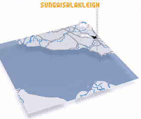 3d view of Sungai Salak Leigh