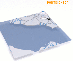 3d view of Port Dickson