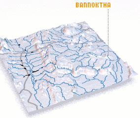3d view of Ban Nok Tha