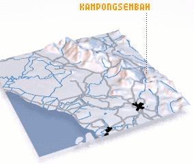 3d view of Kampong Sembah