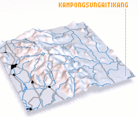 3d view of Kampong Sungai Tikang