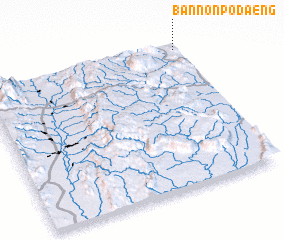 3d view of Ban Non Po Daeng