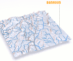3d view of Ban Moun