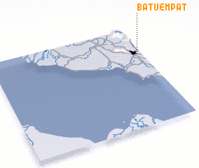 3d view of Batu Empat