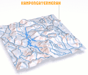 3d view of Kampong Ayer Merah