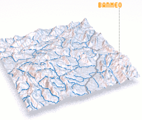 3d view of Ban Mèo