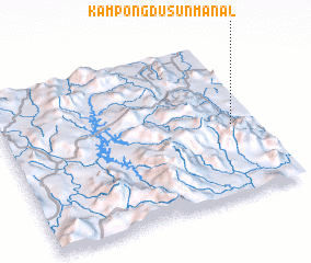 3d view of Kampong Dusun Manal