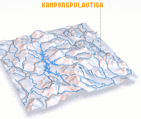 3d view of Kampong Pulau Tiga