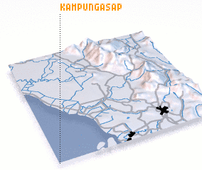 3d view of Kampung Asap