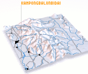 3d view of Kampong Balun Bidai