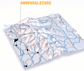 3d view of Kampong Lesong