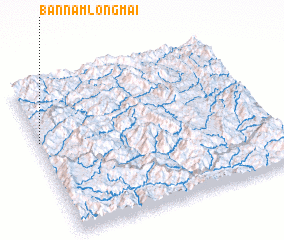 3d view of Ban Namlong-Mai