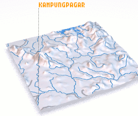 3d view of Kampung Pagar