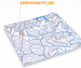 3d view of Kampung Batu Luar