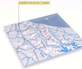 3d view of Kampong Kechapi