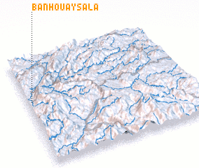 3d view of Ban Houaysala