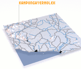 3d view of Kampong Ayer Molek