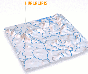 3d view of Kuala Lipis