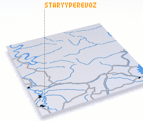 3d view of Staryy Perevoz