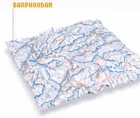 3d view of Ban Phoudam