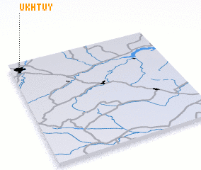 3d view of Ukhtuy