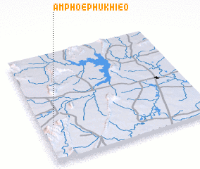 3d view of Amphoe Phu Khieo