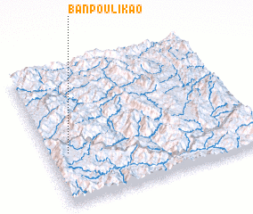 3d view of Ban Pouli-Kao