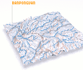 3d view of Ban Pôngvan