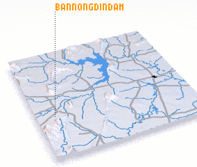 3d view of Ban Nong Din Dam