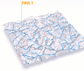 3d view of Phu Ly