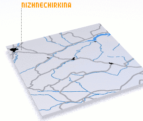 3d view of Nizhnechirkina