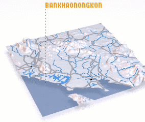 3d view of Ban Khao Nong Kon