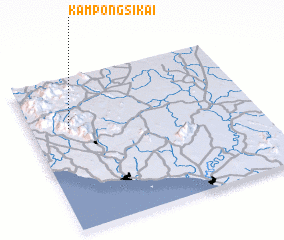 3d view of Kampong Sikai