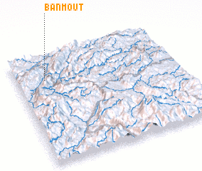 3d view of Ban Mout