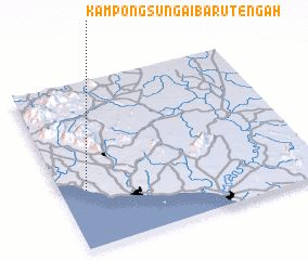 3d view of Kampong Sungai Baru Tengah