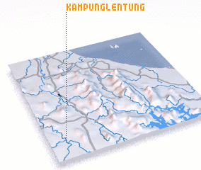 3d view of Kampung Lentung