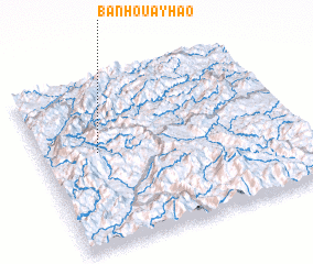 3d view of Ban Houayhao