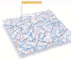 3d view of Ban Phoumon