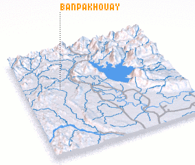 3d view of Ban Pak Houay