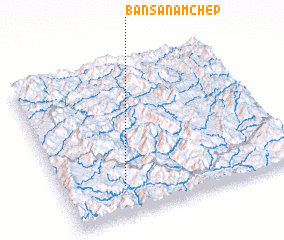 3d view of Ban Sanamchèp