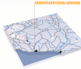 3d view of Kampong Pengkalan Rama