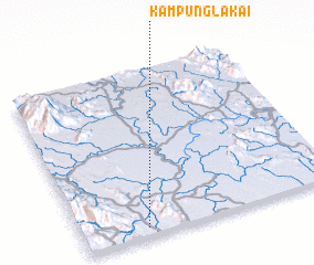 3d view of Kampung Lakai