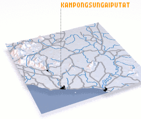 3d view of Kampong Sungai Putat