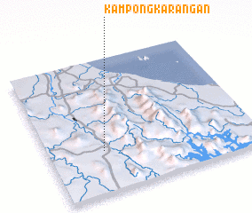 3d view of Kampong Karangan