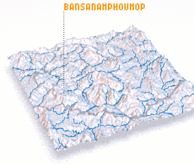 3d view of Ban Sanamphoumop