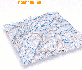 3d view of Ban Bounhom