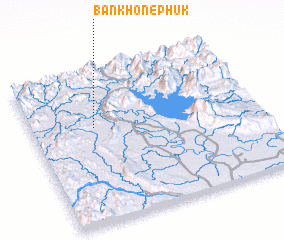 3d view of Ban Khone Phuk